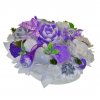 Buchet de săpunuri de lux - violet, gri, alb